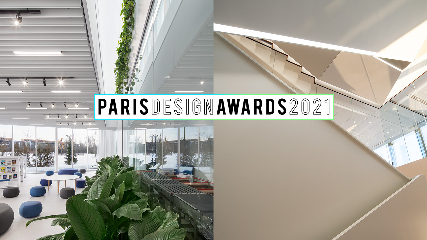 Bibliothèque Donalda-Charron + FASKEN se distinguent aux DNA Paris Design Awards