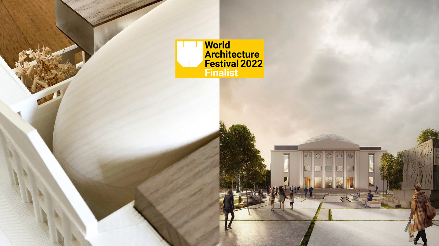 The Kharatian Performing Arts Centre is shortlisted in the 2022 World Architecture Festival (WAF)
