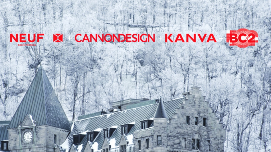 NEUF + CannonDesign + KANVA + BC2 retenus par l'U McGill